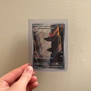 Charmeleon Pokémon 151 Card - Fire Holographic Artwork - Red